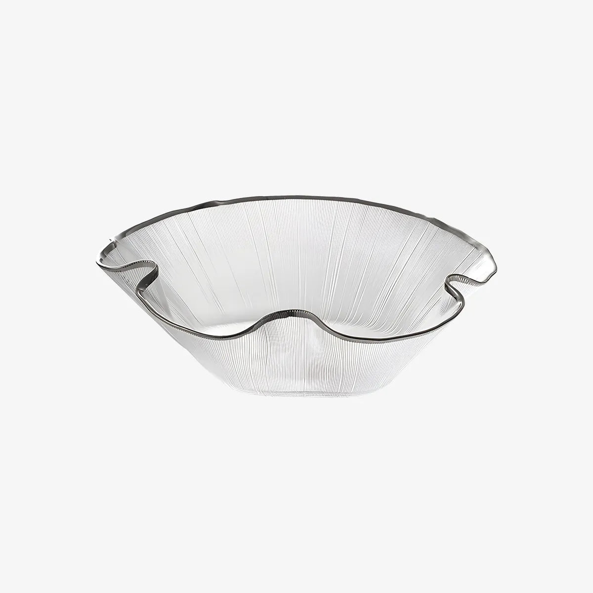 Modern Silver Rim Plate