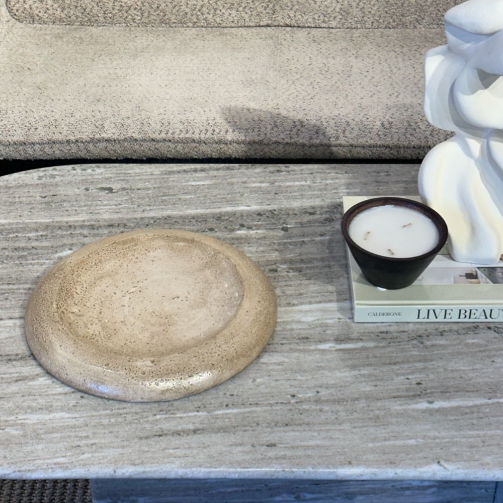 Travertine Plate