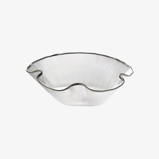 Modern Silver Rim Plate