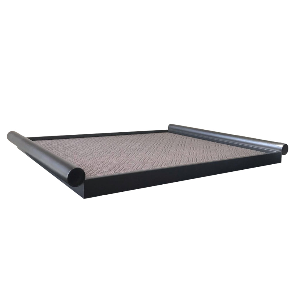 Scroll Leather Tray